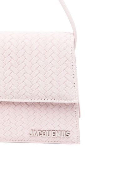 JACQUEMUS Le Bambino Long Leather Shoulder Bag — Pink