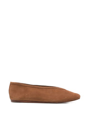 Manebí Flat Shoes — Light Brown Suede Ballets