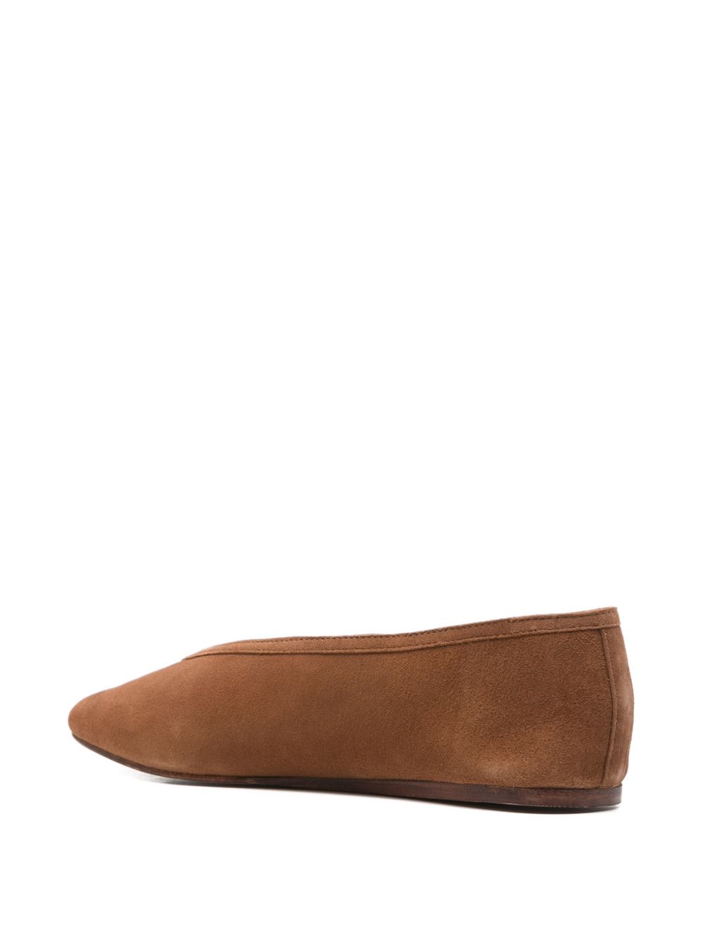 Manebí Flat Shoes — Light Brown Suede Ballets
