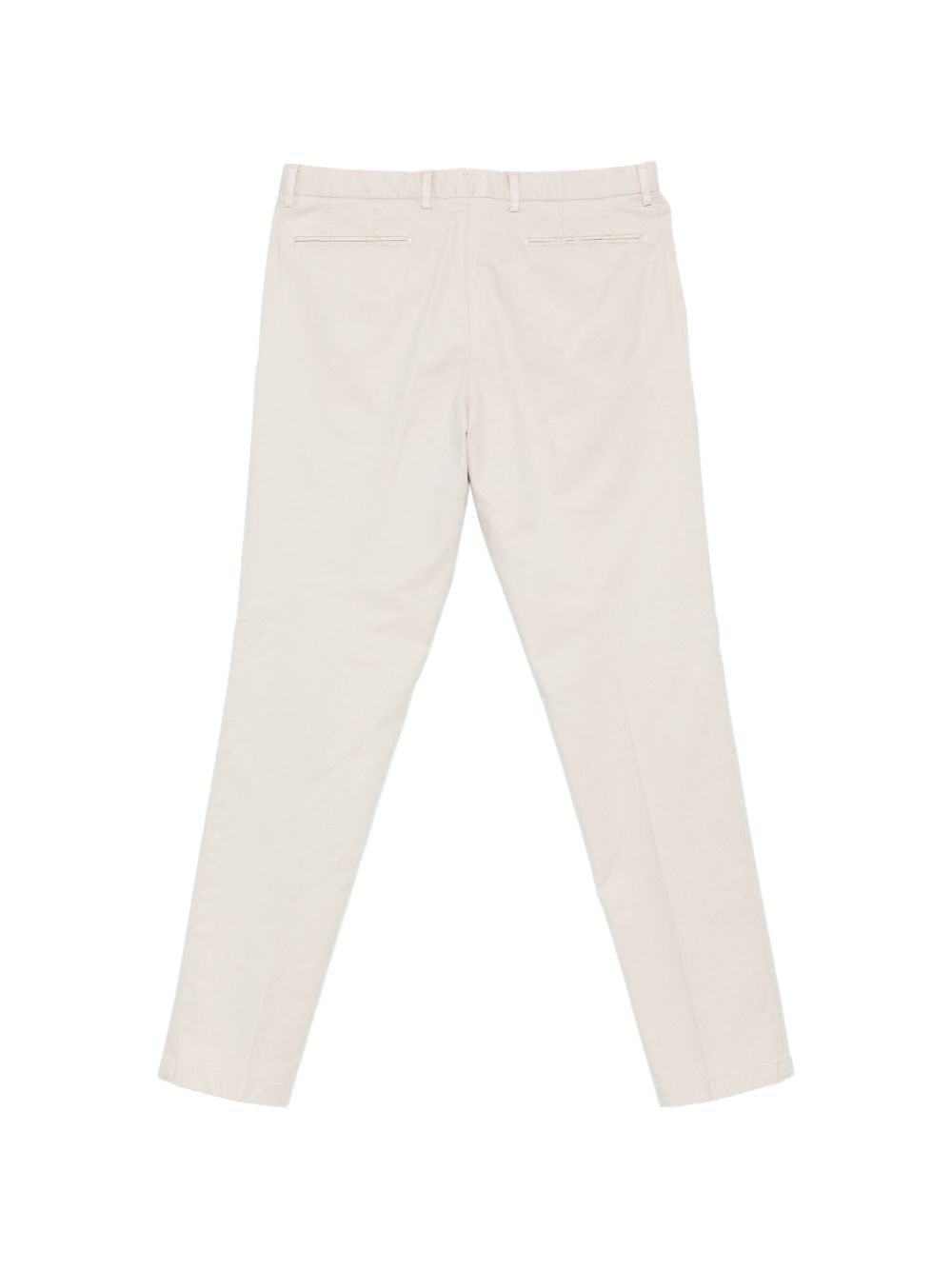 Boglioli Trousers — Cotton Blend Slim Fit Avorio