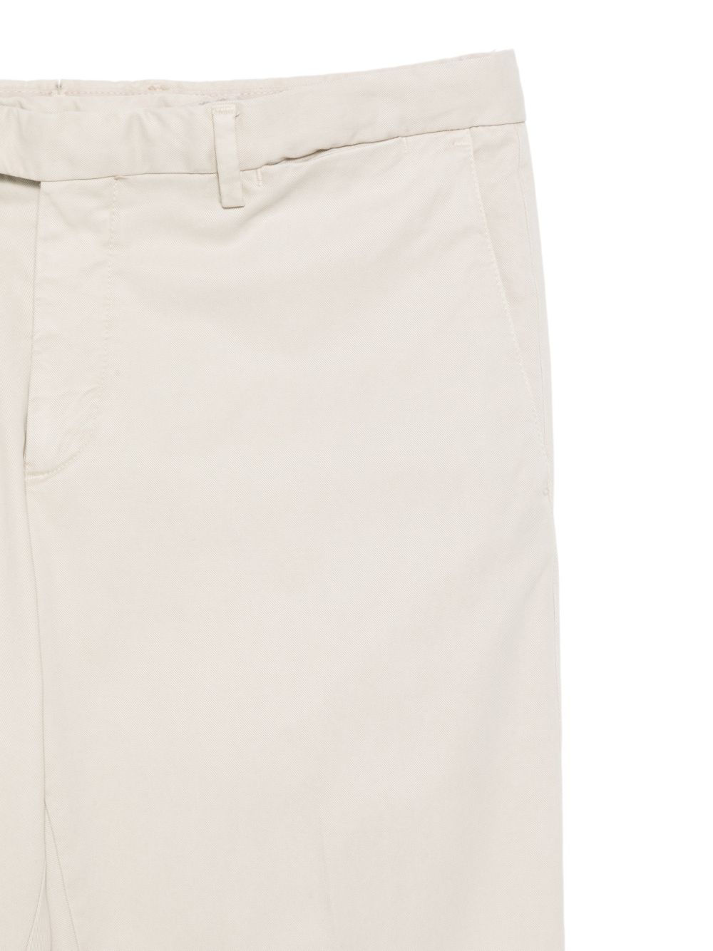 Boglioli Trousers — Cotton Blend Slim Fit Avorio