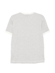 Ami Paris Logo Cotton T‑Shirt — Grey Women’s Topwear