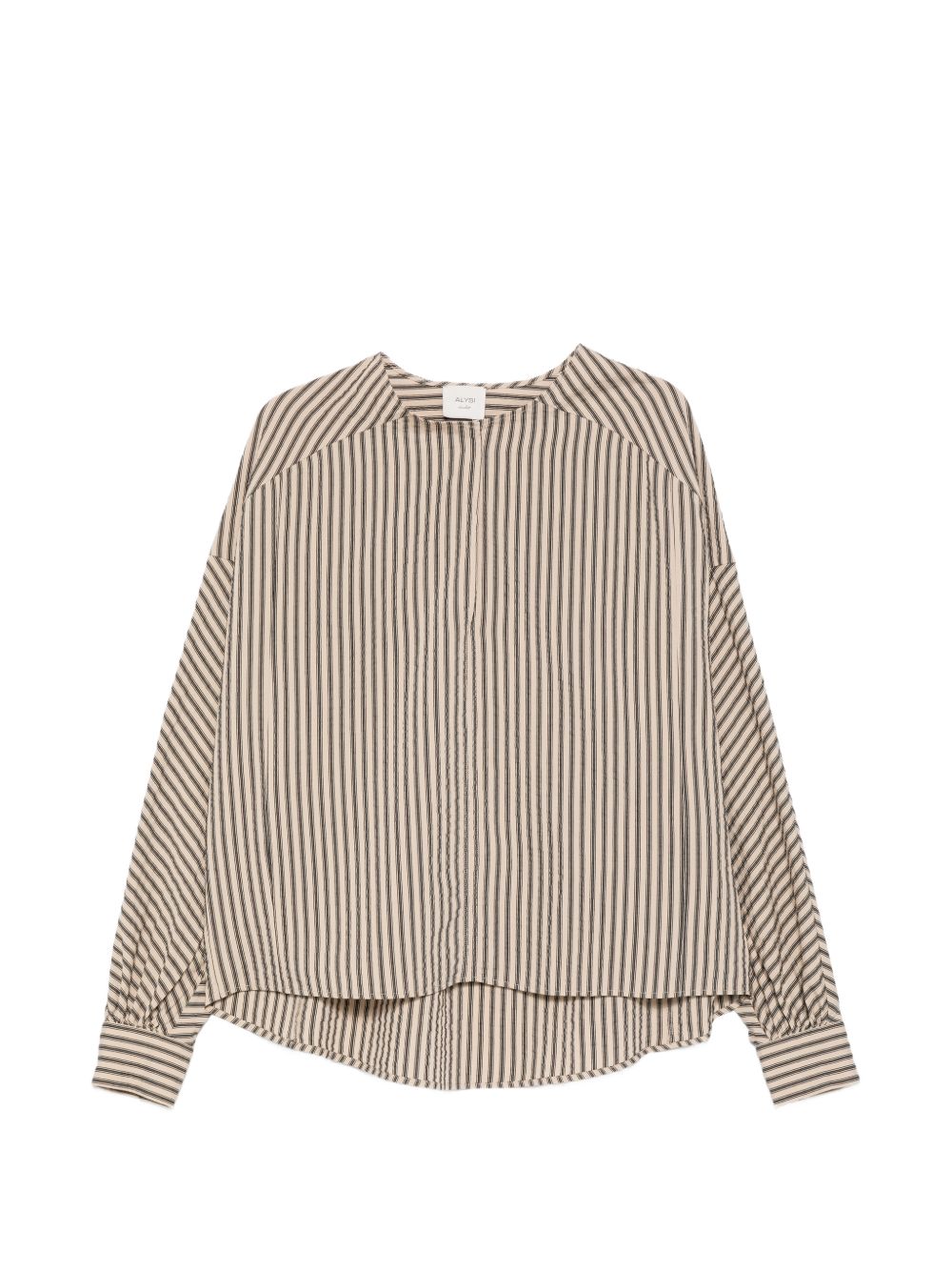 Alysi V-neck Striped Blouse for Women — New In