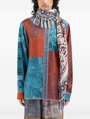Pierre Louis Mascia Printed silk scarf