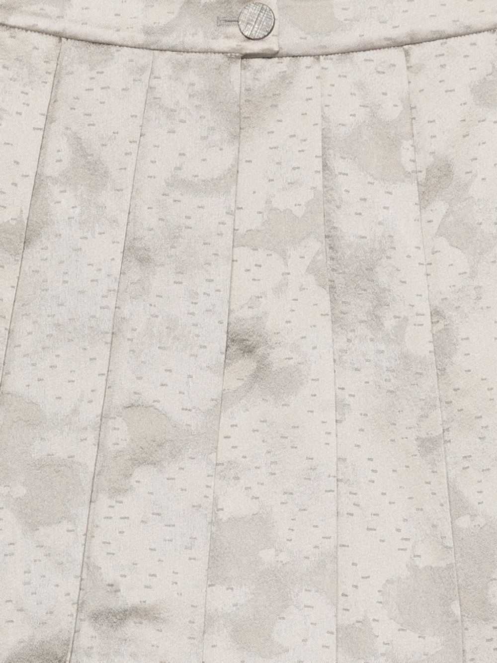 Emporio Armani Short Trousers — Grey Pleated Elegance