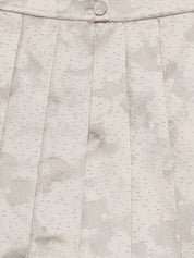 Emporio Armani Short Trousers — Grey Pleated Elegance