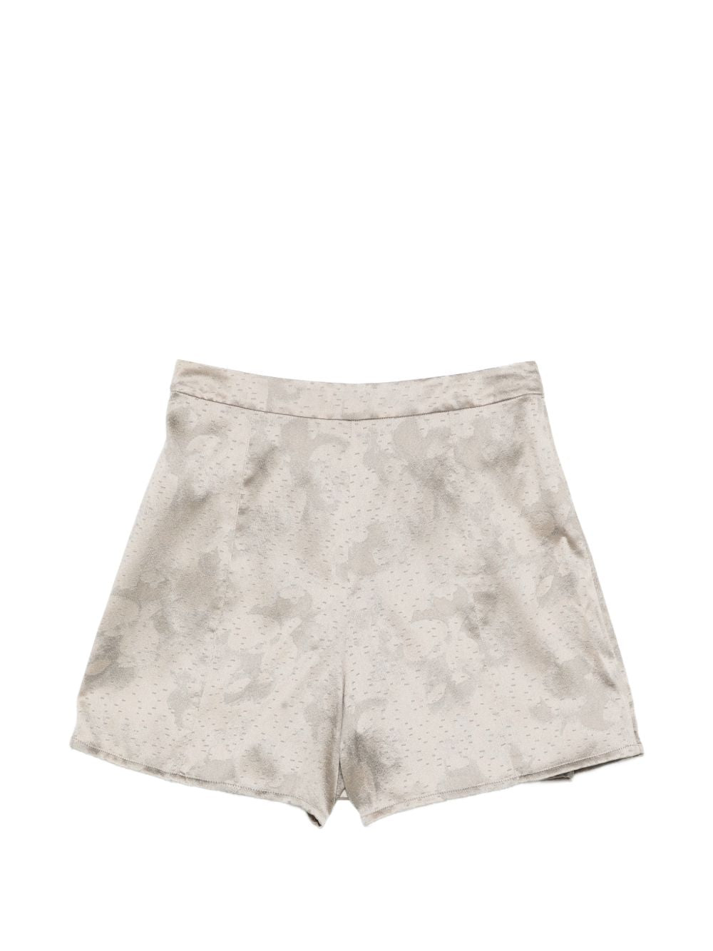 Emporio Armani Short Trousers — Grey Pleated Elegance