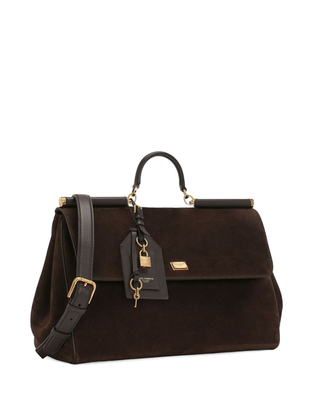 Dolce & Gabbana My Sicily large leather handbag