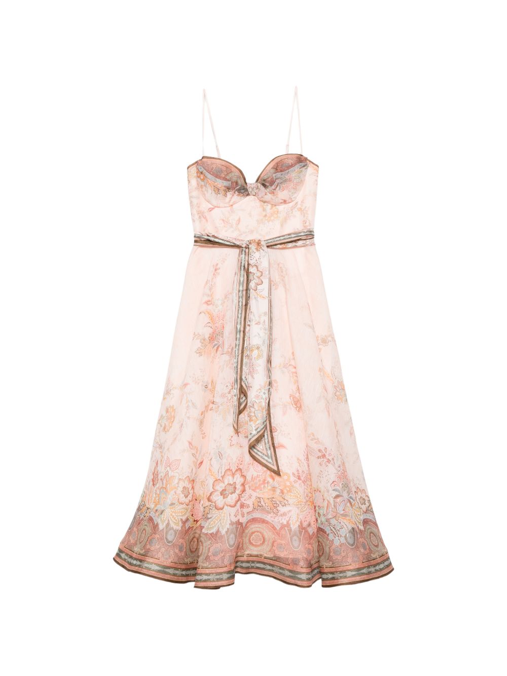 Zimmermann Dresses — Alchemy Midi Dress, Pink