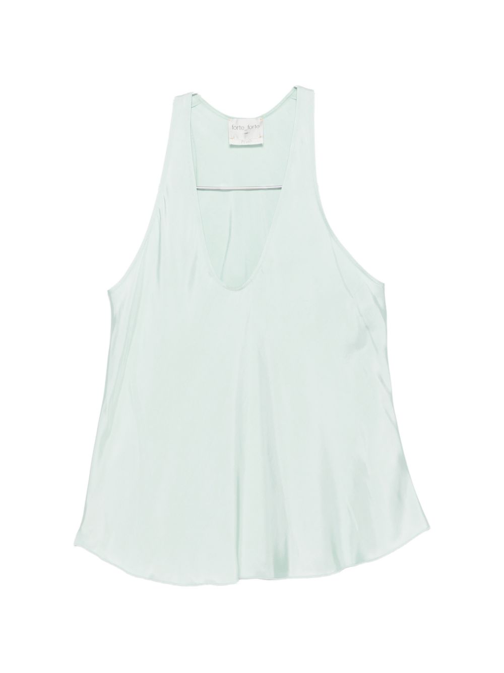 Forte Forte Top – Aqua Green V‑Neck Tank (Women)