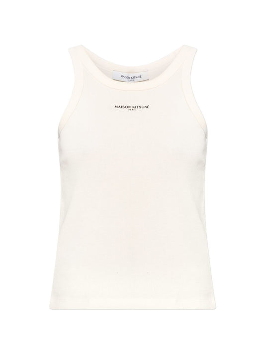 Maison Kitsuné Logo Cotton Tank Top — New In 2026