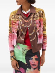 Versace Printed Silk Cardigan - The Naturist V‑Neck