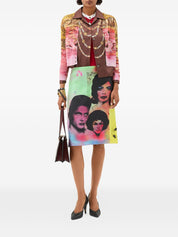 Versace Printed Silk Cardigan - The Naturist V‑Neck
