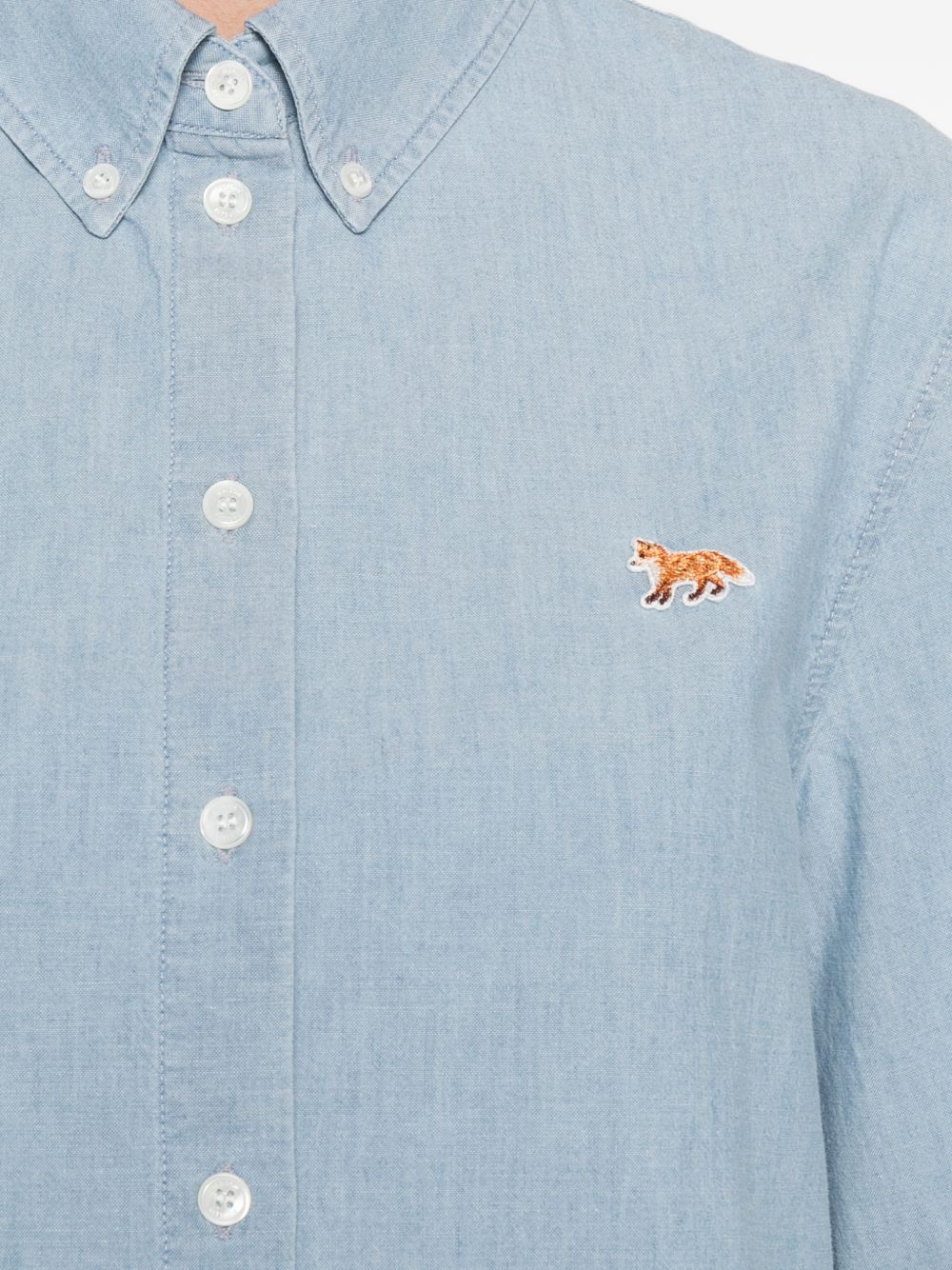 Maison Kitsuné Baby Fox Cropped Shirt — Shirts
