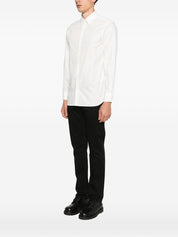 Emporio Armani Shirts — White Cotton Button Polo