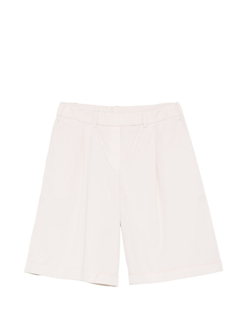 Via Masini 80 Cotton Bermuda Shorts — Beige, From €95