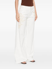 Ermanno Firenze Embroidered Denim Jeans — New In