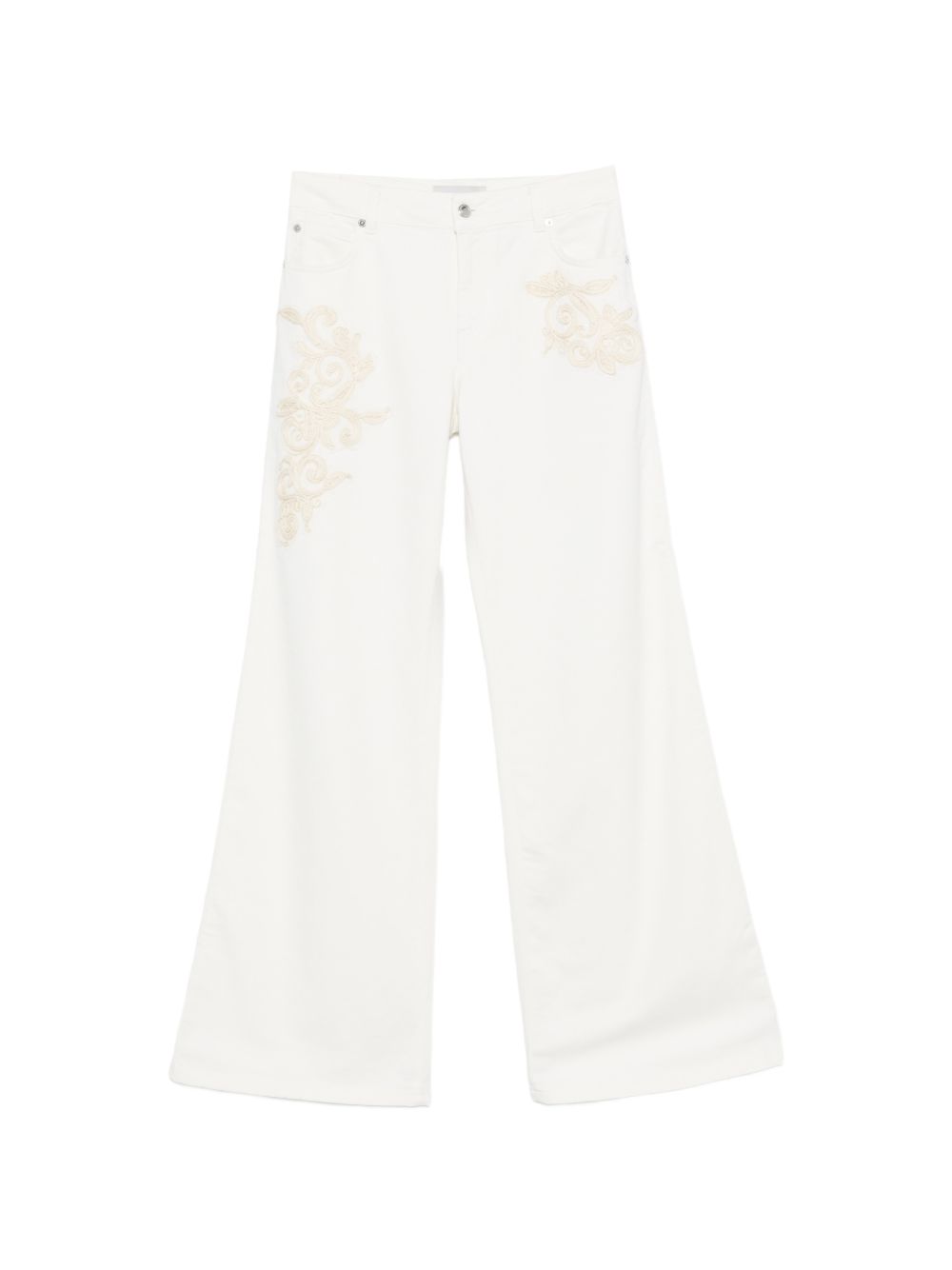 Ermanno Firenze Embroidered Denim Jeans — New In