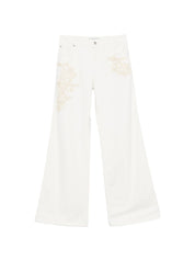 Ermanno Firenze Embroidered Denim Jeans — New In