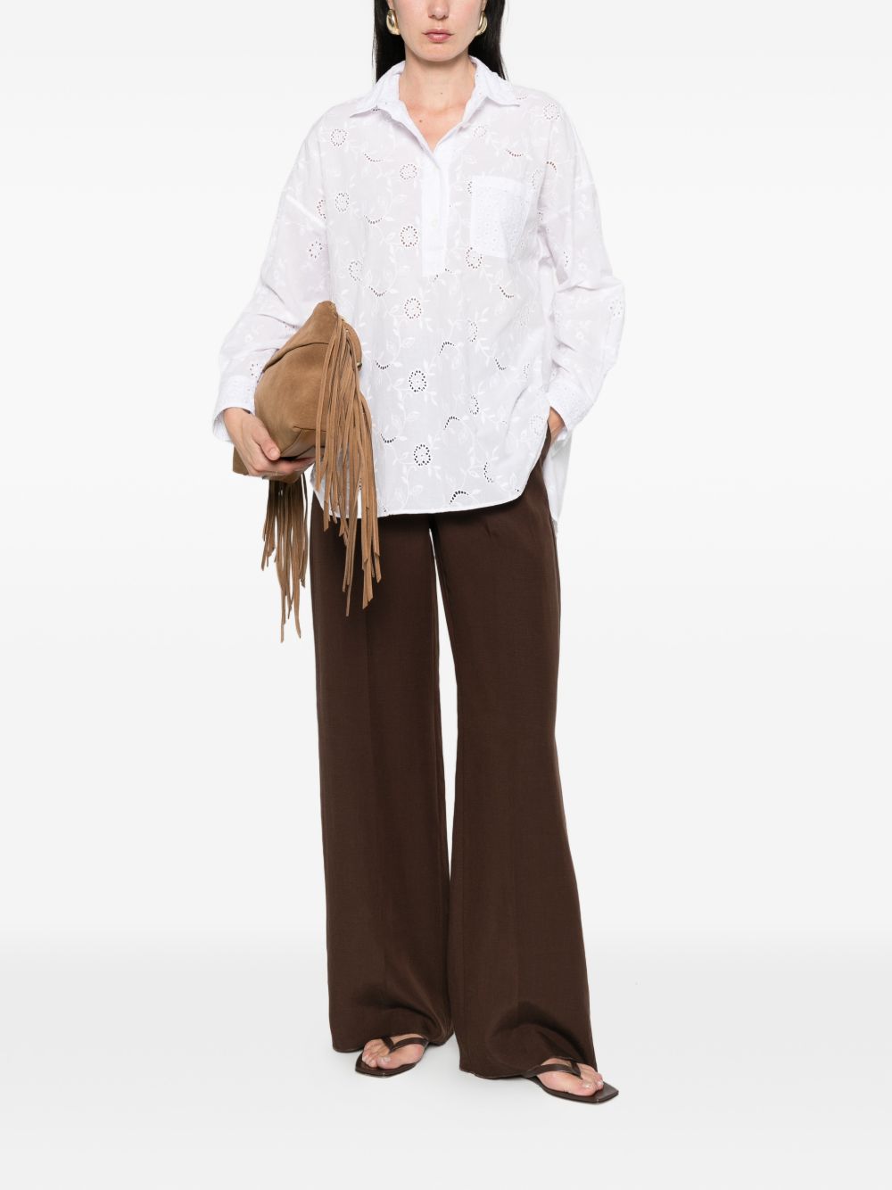 Archivio '67 Laced cotton shirt