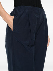 Apuntob Cotton Trousers — Blue Pleated Women’s Pants