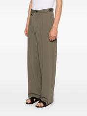 Emporio Armani Trousers — Khaki Wide‑Leg (New In)