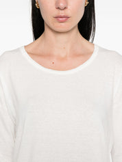 Base Sweaters — Linen Crewneck Tops for Women