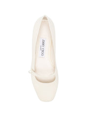 Jimmy Choo Flat Shoes — White Patent Ballet Flats