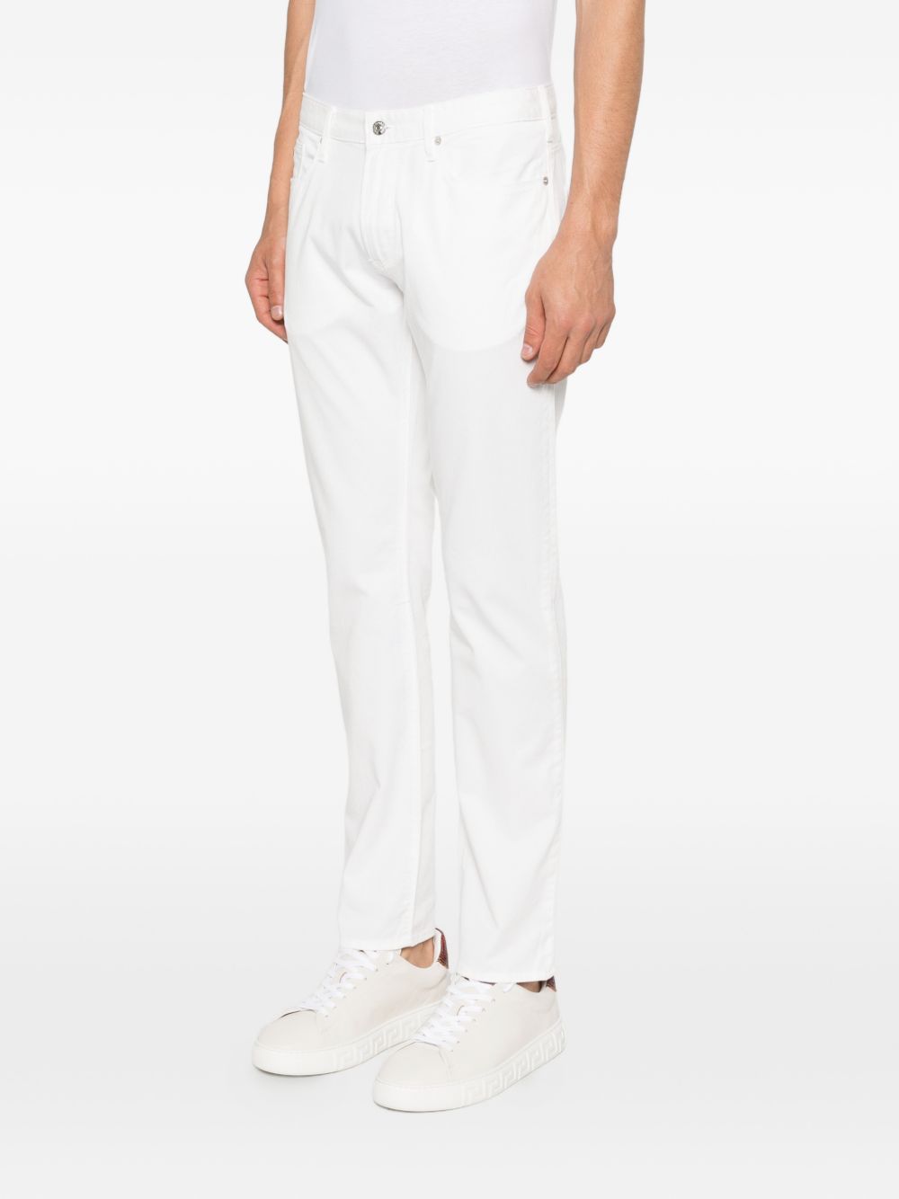 Emporio Armani Jeans — White Slim Fit for Men