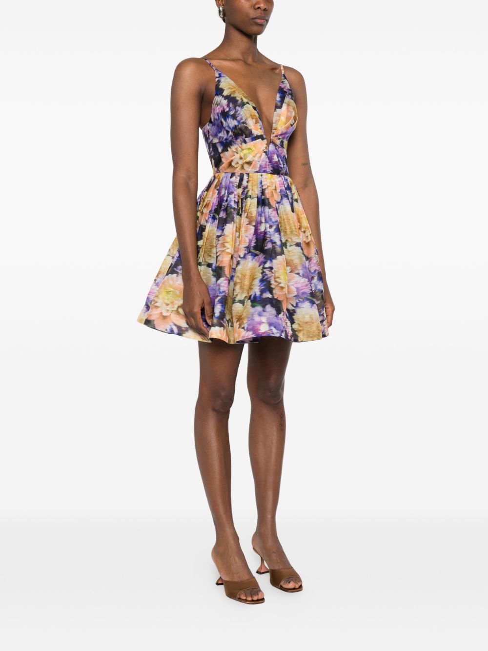 Zimmermann Luna Printed Mini Dress — Women's Dresses