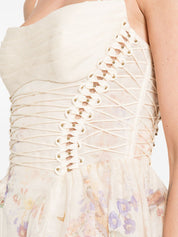 Zimmermann Alchemy Linen & Silk Mini Dress — Dresses