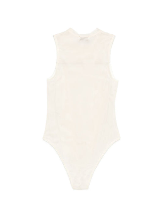Forte Forte Tulle Bodysuit Topwear — Crema, New In