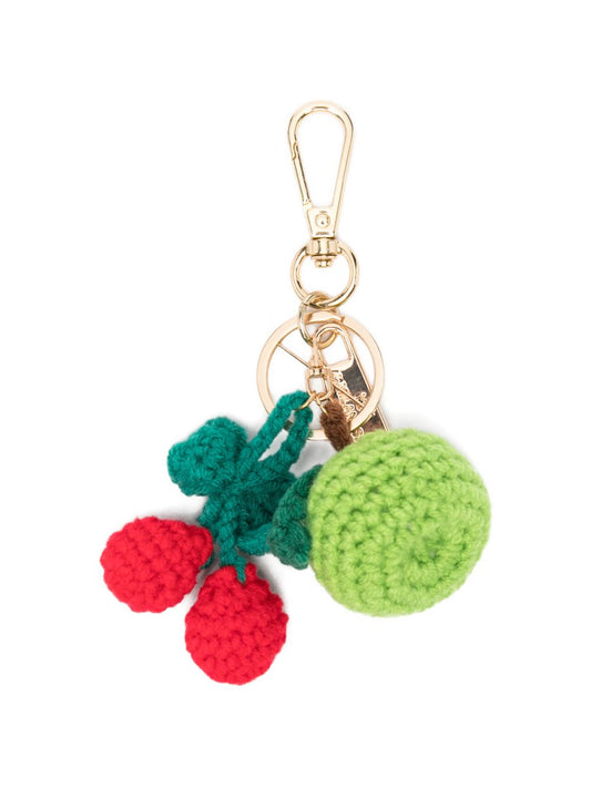 La Milanesa Apple Charm — Green Red Apple Accessory
