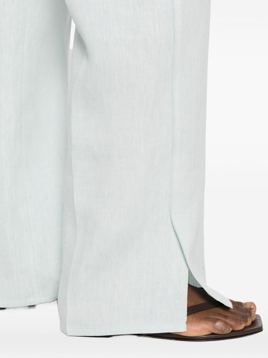 Forte Forte Linen Trousers — Azzurro Elegance for Women