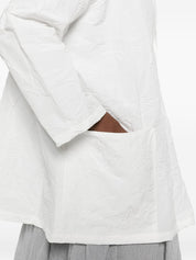 Apuntob Cotton Blend Jacket — White Women's Jacket