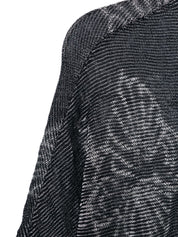 Emporio Armani Sweaters — Blue Floral Crewneck (Women)