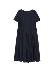 Apuntob Cotton Pleated Midi Dress — Blue, €245