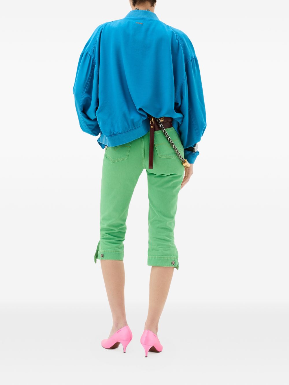 Versace Jeans - IT Denim Cotton Capri Jeans, Green