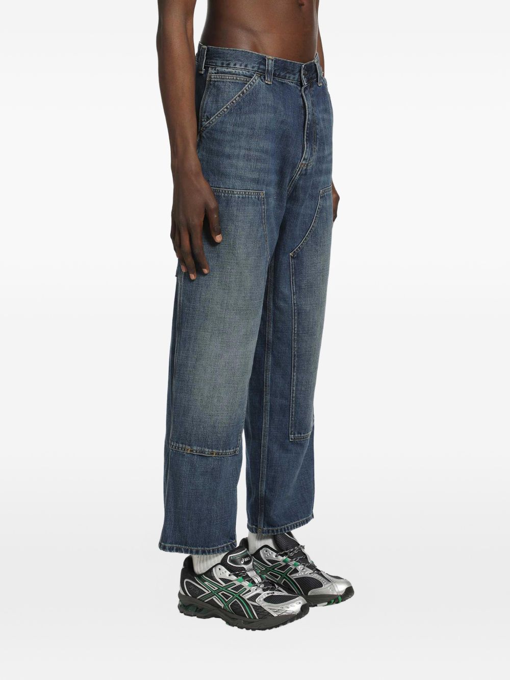 Carhartt Wip Main Double Knee Jeans for Men — Blue