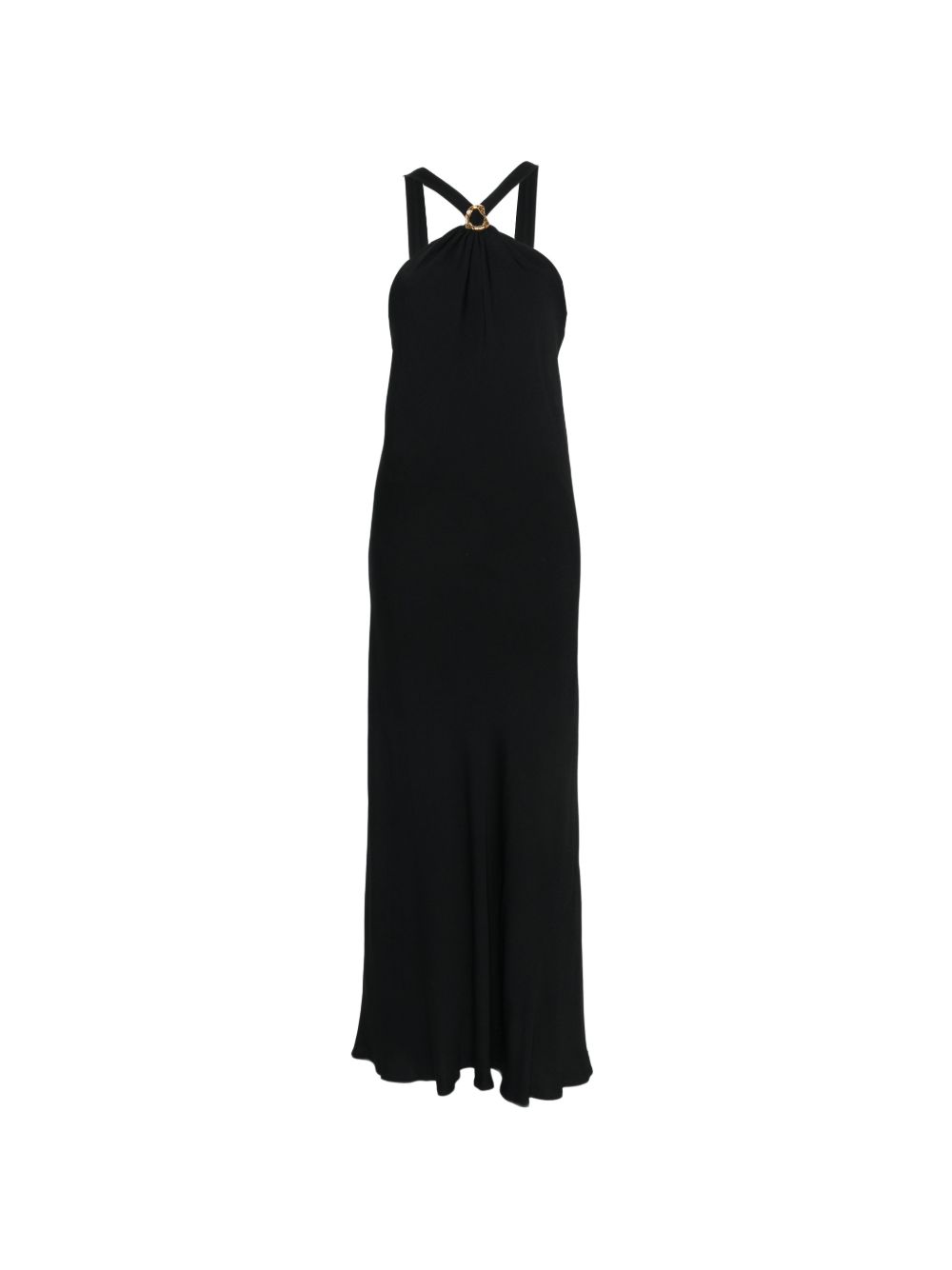 Forte Forte Dresses — Black Silk Halterneck Long Dress
