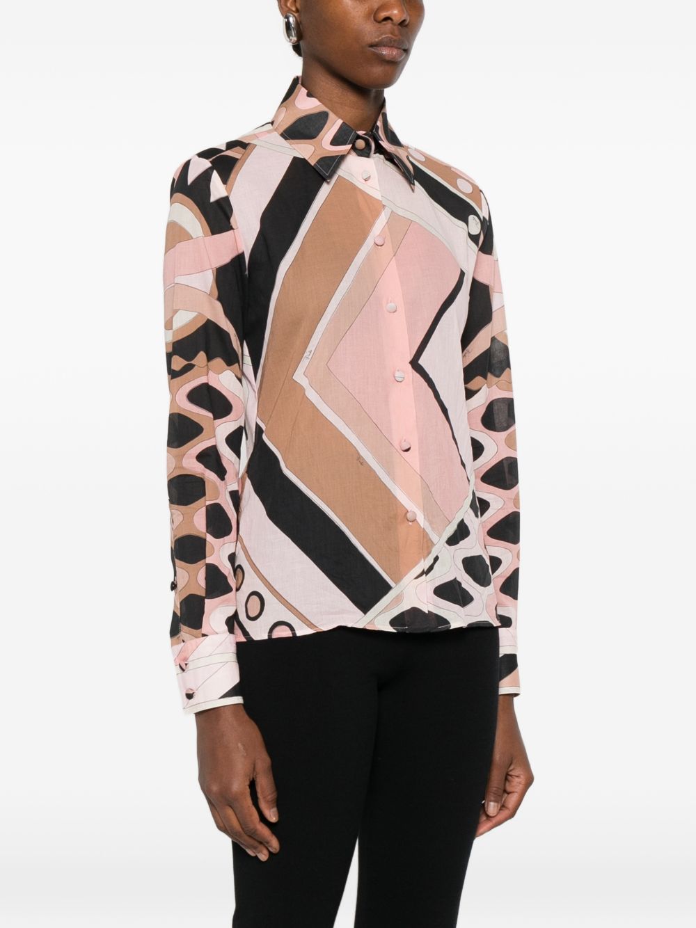 Pucci Printed Cotton Shirt — New In Powder Shirt