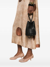 Uma Wang Small Leather Sac Shoulder Bag — Black