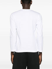 Comme Des Garcons White T-Shirts & Polos — Iconic Heart