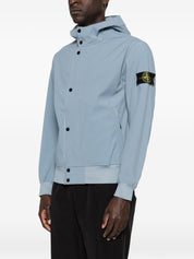 Stone Island Nylon Blouson Jacket for Men — Clear Blue