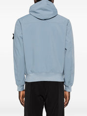 Stone Island Nylon Blouson Jacket for Men — Clear Blue