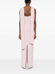 Solace London Rona Maxi Dress — Pink Sheath Midi