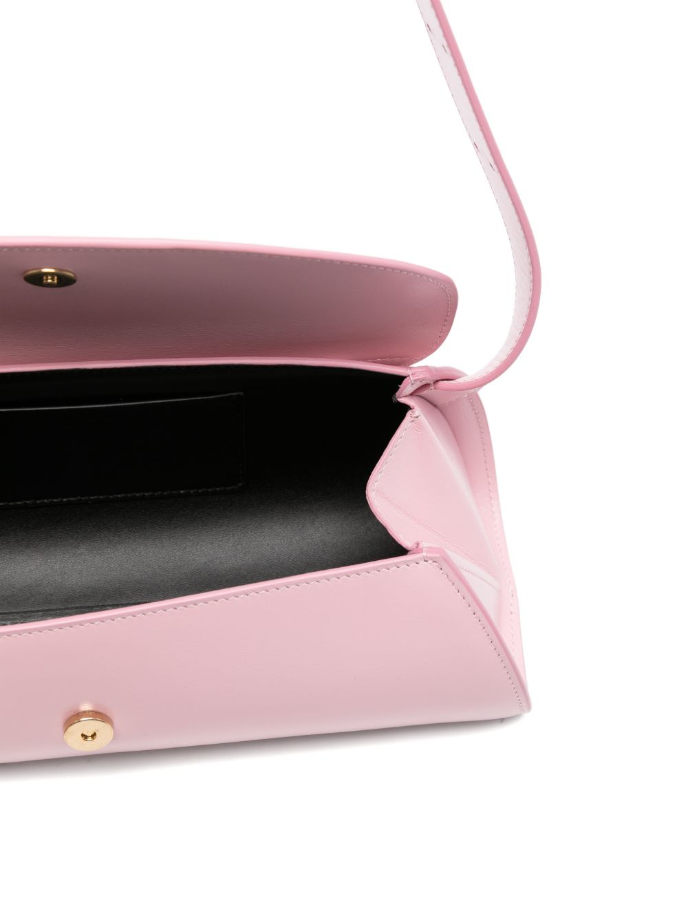 Jil Sander Cannolo Small Leather Shoulder Bag — Pink