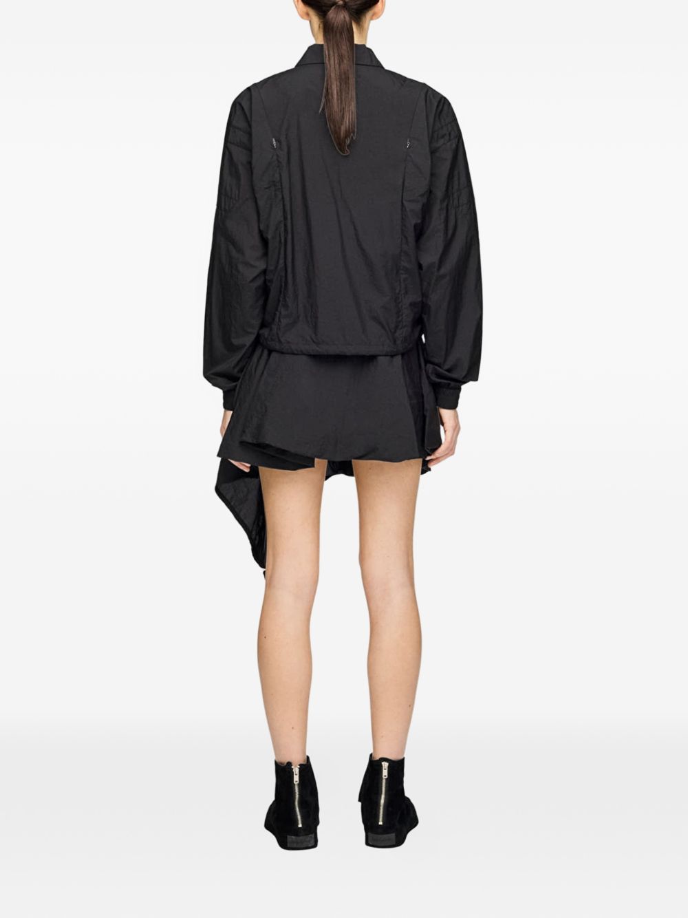 Y-3 Nylon Shorts — Women's Black Short Trousers
