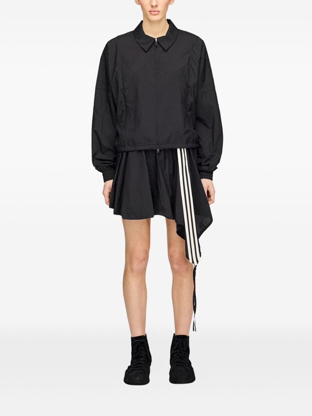 Y-3 Nylon Shorts — Women's Black Short Trousers