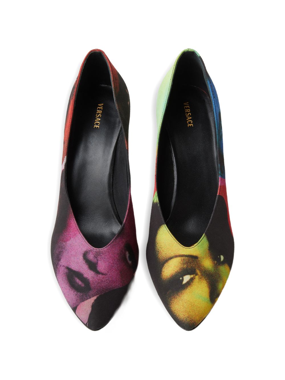 Versace Printed Pumps — High Heel Statement (Women)